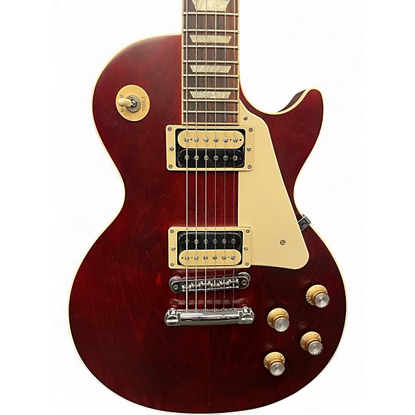Used Gibson Les Paul Traditional Pro V Wine Red Solid Body Electric Guitar