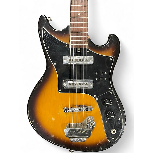 Used Teisco ET-220  2 Color Sunburst Solid Body Electric Guitar