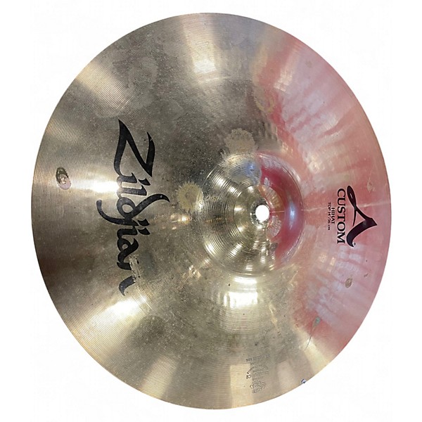 Used Zildjian 14in A Custom Hi Hat Pair Cymbal