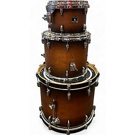 Used Gretsch Drums 3 Piece Renown Satin Tobacco Drum Kit