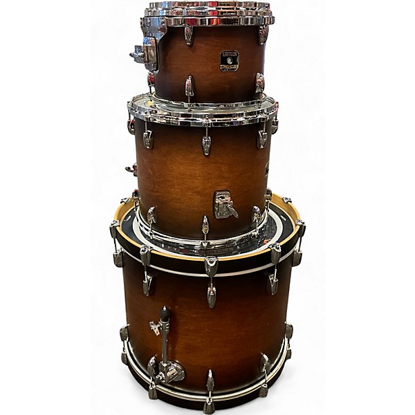 Used Gretsch Drums 3 Piece Renown Satin Tobacco Drum Kit
