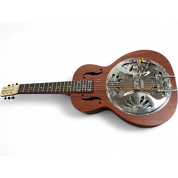 Used Gretsch Guitars G9210 Boxcar Square Neck Amber Resonator Guitar