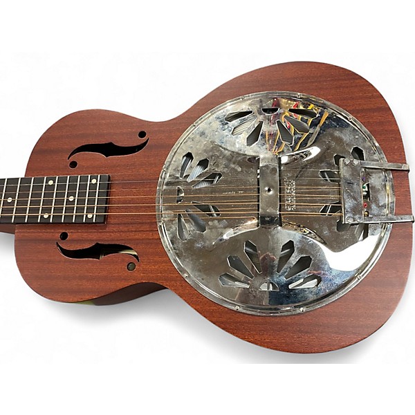 Used Gretsch Guitars G9210 Boxcar Square Neck Amber Resonator Guitar
