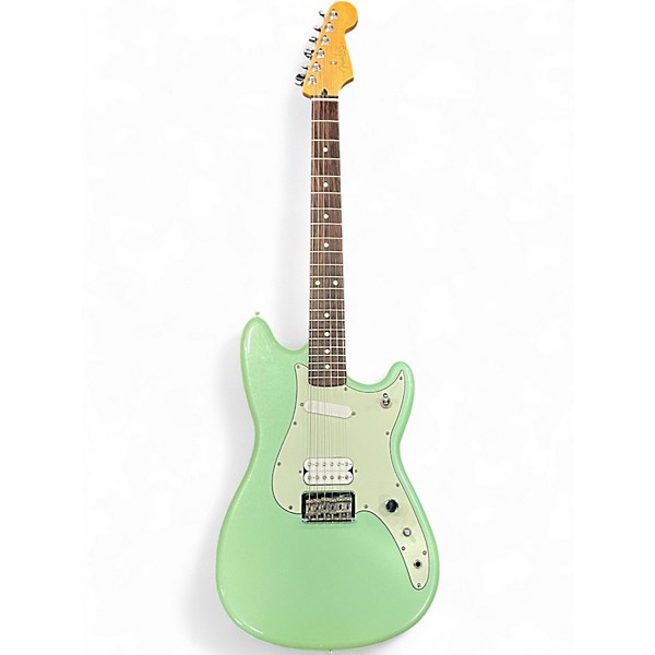 Used Fender Duo Sonic Green Solid Body Electric Guitar