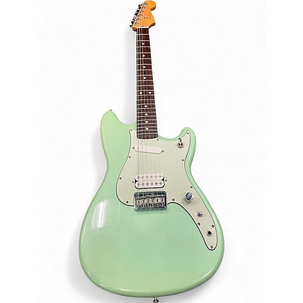 Used Fender Duo Sonic Green Solid Body Electric Guitar