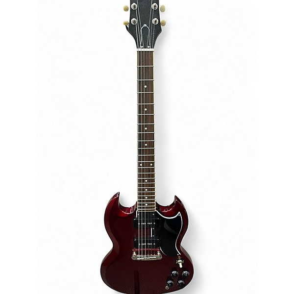 Used Epiphone SG Trans Crimson Red Solid Body Electric Guitar