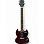 Used Epiphone SG Trans Crimson Red Solid Body Electric Guitar