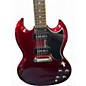Used Epiphone SG Trans Crimson Red Solid Body Electric Guitar