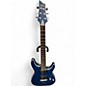 Used Schecter Guitar Research Diamond Series C-1 blue Solid Body Electric Guitar thumbnail