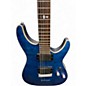 Used Schecter Guitar Research Diamond Series C-1 blue Solid Body Electric Guitar