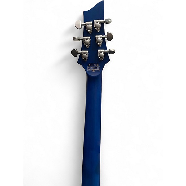Used Schecter Guitar Research Diamond Series C-1 blue Solid Body Electric Guitar