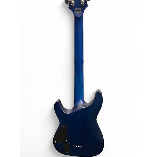 Used Schecter Guitar Research Diamond Series C-1 blue Solid Body Electric Guitar