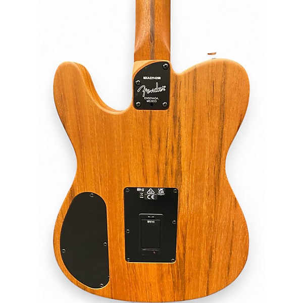 Used Fender Acoustasonic Player Telecaster Shadow Burst Acoustic Electric Guitar