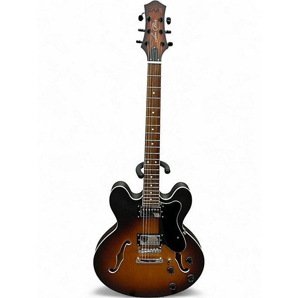 Used Eart SEMIHOLLOW 2 Tone Sunburst Hollow Body Electric Guitar