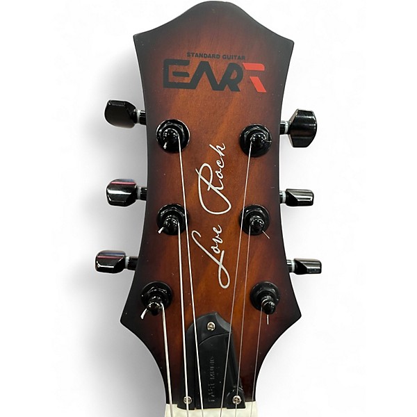 Used Eart SEMIHOLLOW 2 Tone Sunburst Hollow Body Electric Guitar
