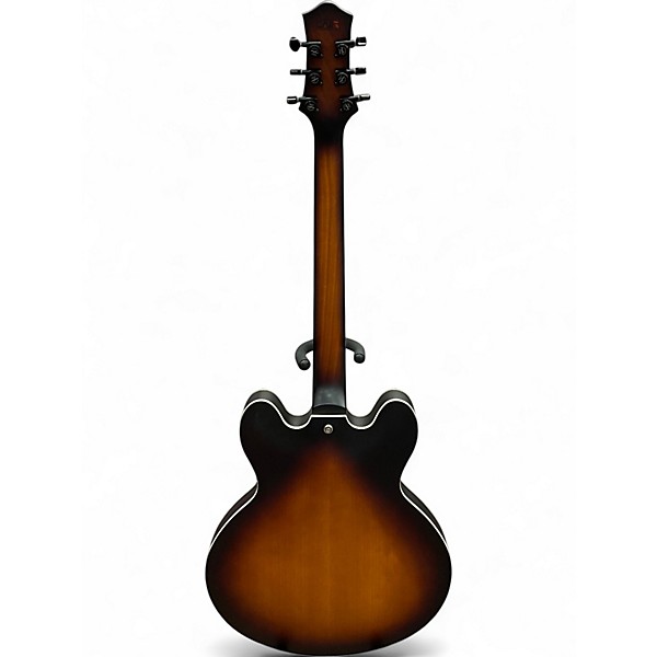 Used Eart SEMIHOLLOW 2 Tone Sunburst Hollow Body Electric Guitar