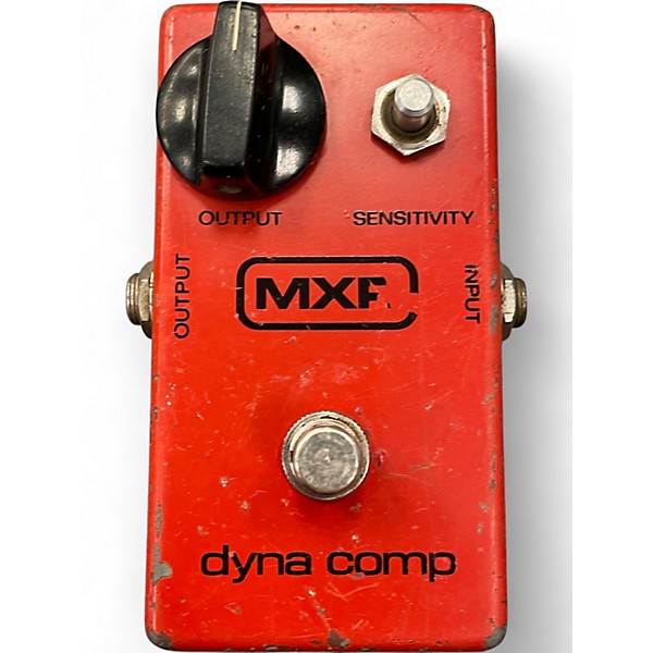 Used 1980s MXR Black Logo Dyna Comp Effect Pedal