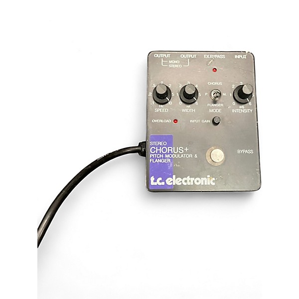 Used TC Electronic STEREO CHORUS + PITCH MODULATOR & FLANGER Effect Pedal