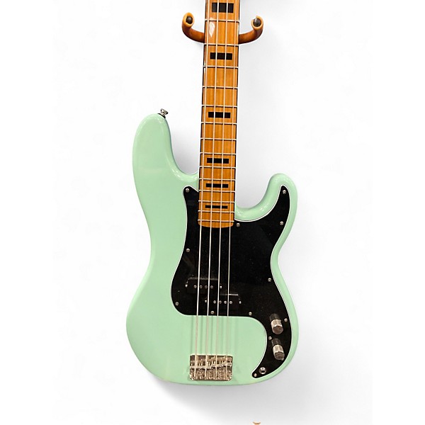 Used Squier Classic Vibe 70s Precision Bass Surf Green Electric Bass Guitar
