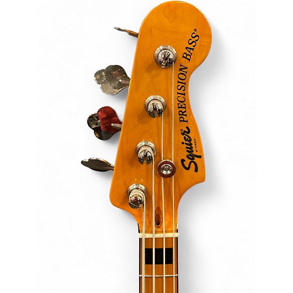 Used Squier Classic Vibe 70s Precision Bass Surf Green Electric Bass Guitar
