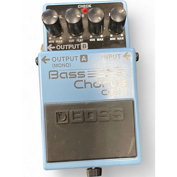 Used BOSS CEB3 Bass Chorus Bass Effect Pedal