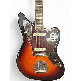 Used Squier classic vibe 1960s Jaguar 3 Color Sunburst Solid Body Electric Guitar