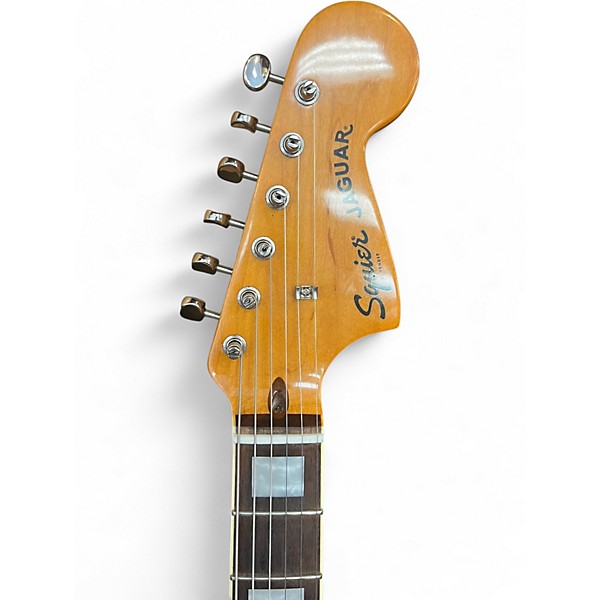 Used Squier classic vibe 1960s Jaguar 3 Color Sunburst Solid Body Electric Guitar
