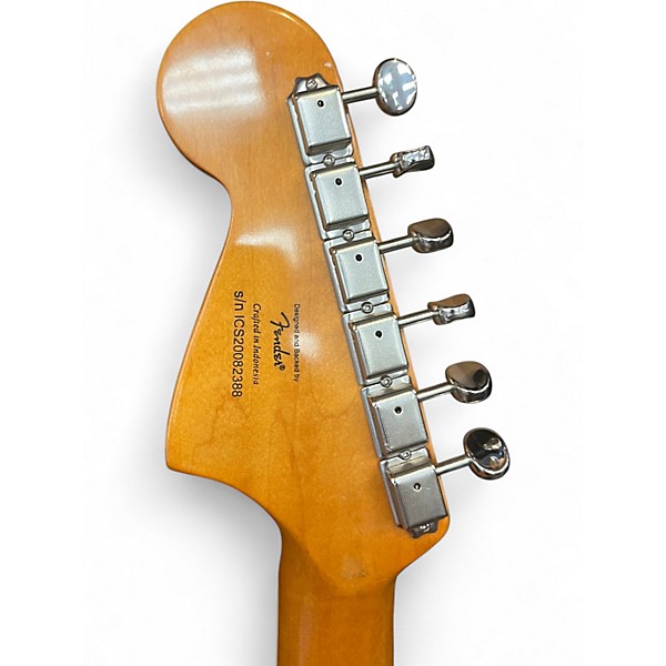 Used Squier classic vibe 1960s Jaguar 3 Color Sunburst Solid Body Electric Guitar