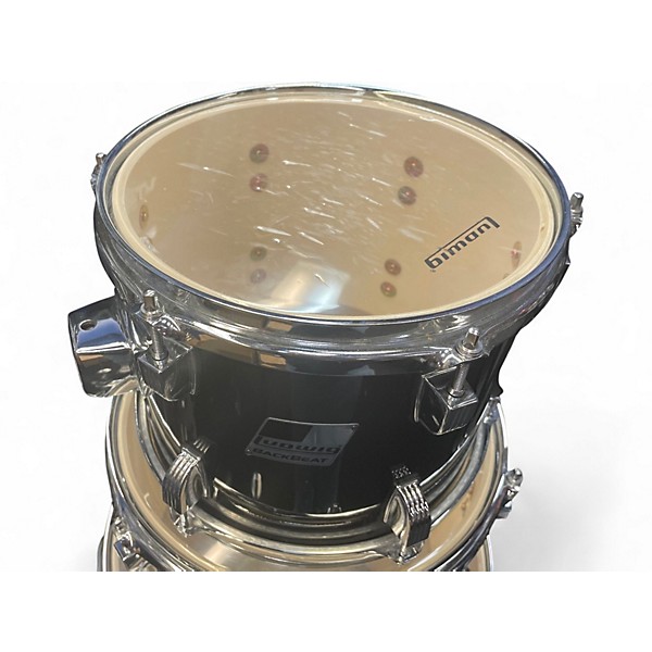 Used Ludwig 5 Piece backbeat Black Drum Kit