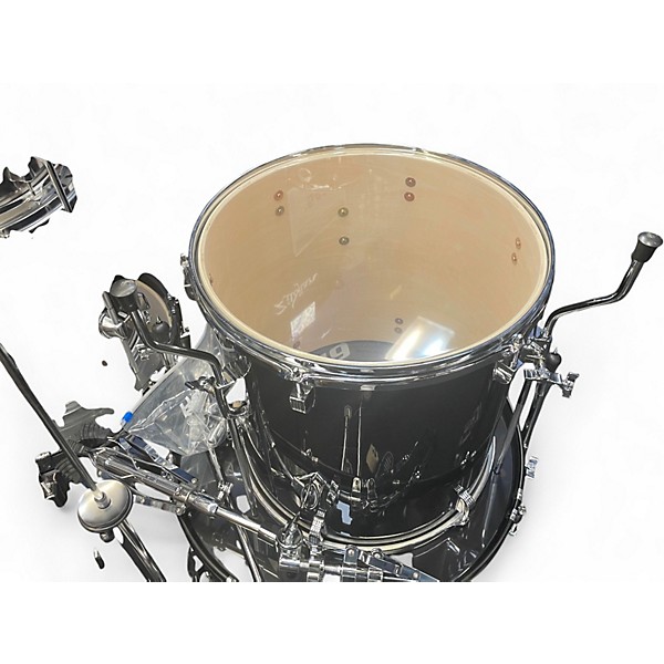 Used Ludwig 5 Piece backbeat Black Drum Kit