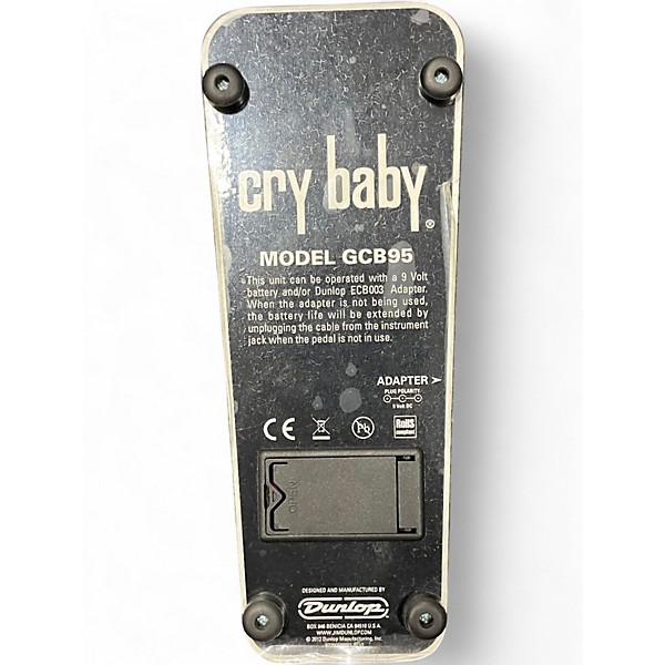 Used Dunlop GCB95 Original Crybaby Wah Effect Pedal
