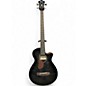 Used Ibanez AEGB25E Transparent Black Sunburst Acoustic Bass Guitar thumbnail