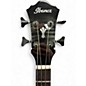 Used Ibanez AEGB25E Transparent Black Sunburst Acoustic Bass Guitar