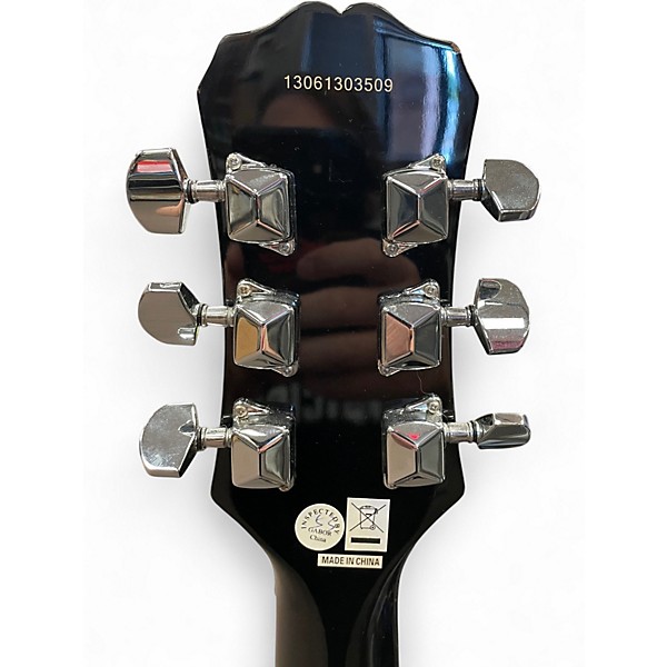 Used Epiphone Les Paul Junior Black Solid Body Electric Guitar