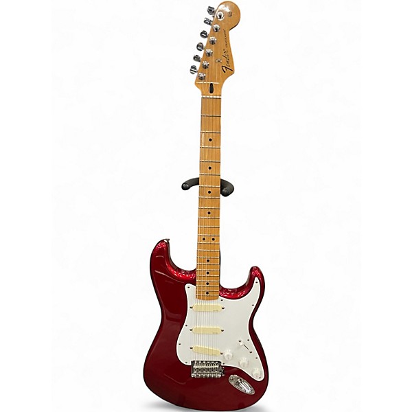 Used Fender Standard Stratocaster Red Solid Body Electric Guitar