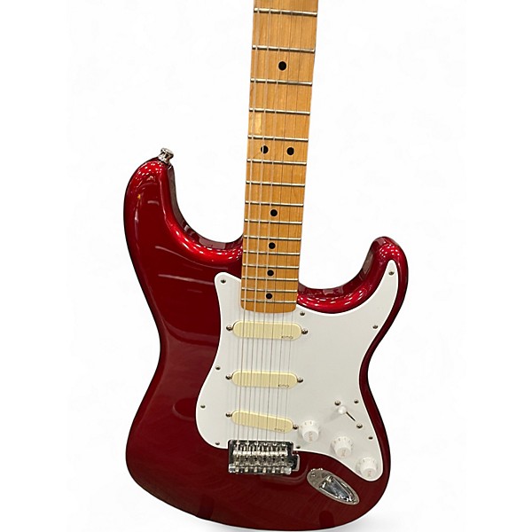 Used Fender Standard Stratocaster Red Solid Body Electric Guitar