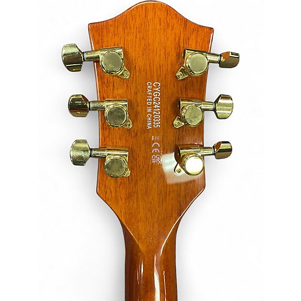 Used Gretsch Guitars Broadkaster Jr.  Amber Hollow Body Electric Guitar