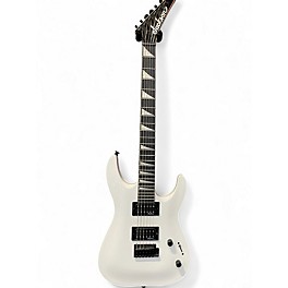 Used Jackson JS22 Dinky White Solid Body Electric Guitar