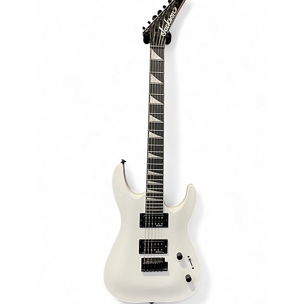 Used Jackson JS22 Dinky White Solid Body Electric Guitar