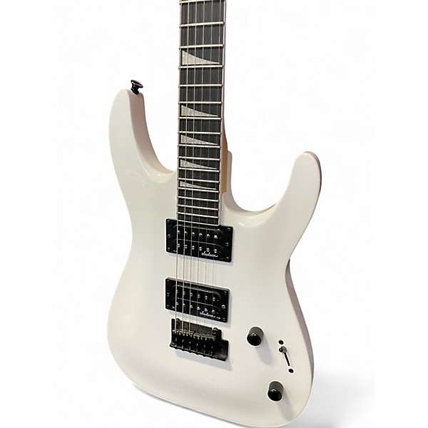 Used Jackson JS22 Dinky White Solid Body Electric Guitar
