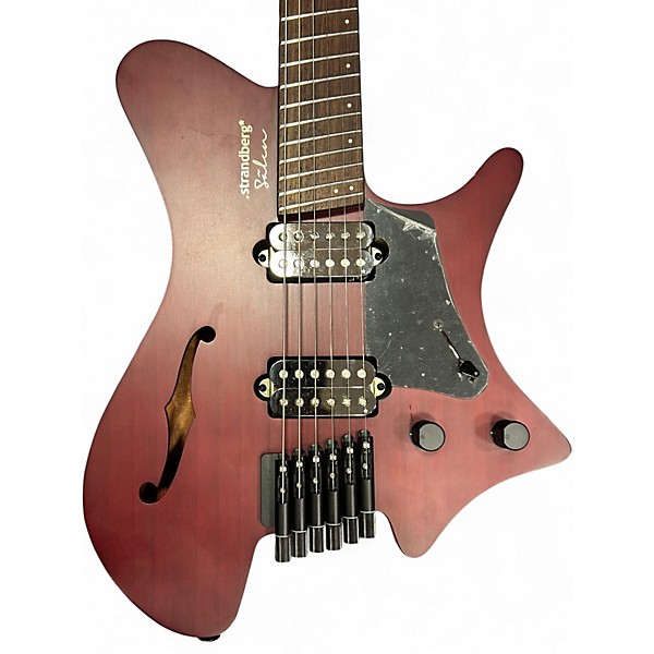 Used strandberg Salen Jazz NX 6 Wine Red Hollow Body Electric Guitar