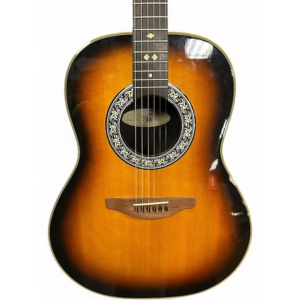 Used Ovation 1970s 1112 2 Color Sunburst Acoustic Guitar
