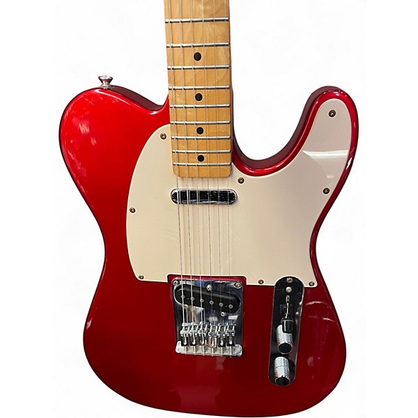 Used Squier Affinity Telecaster Candy Apple Red Solid Body Electric Guitar