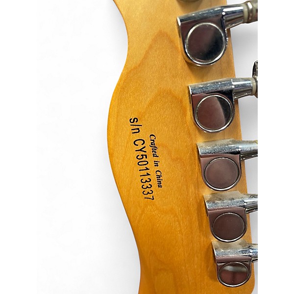 Used Squier Affinity Telecaster Candy Apple Red Solid Body Electric Guitar