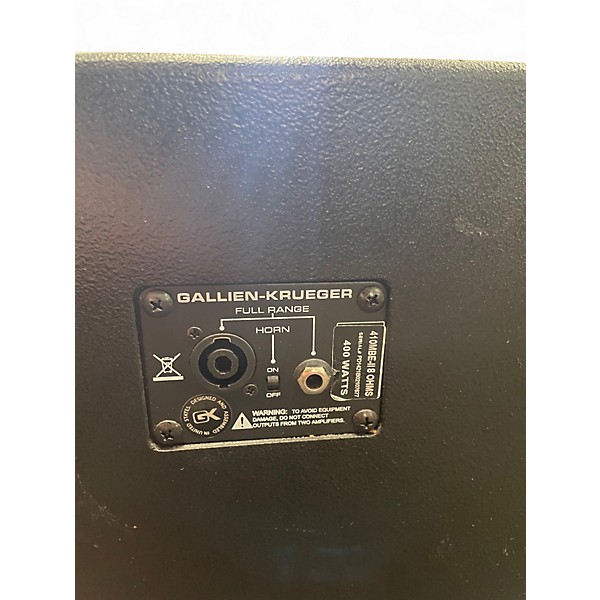 Used Gallien-Krueger 410MBE 600W 8Ohm 4x10 Bass Cabinet