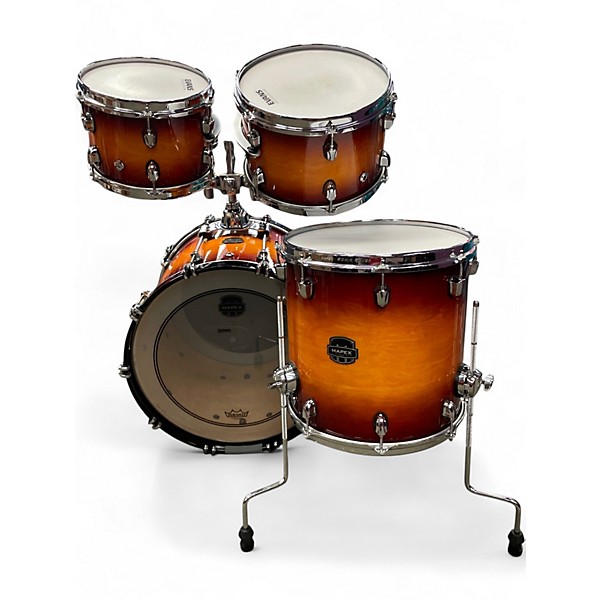 Used Mapex 4 Piece EVOLUTION 3 Color Sunburst Drum Kit