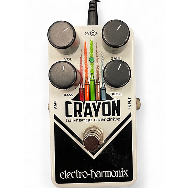 Used Electro-Harmonix Crayon Full Range Overdrive Effect Pedal
