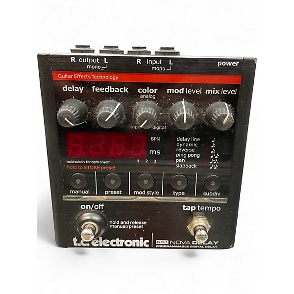 Used TC Electronic ND1 Nova Delay Effect Pedal