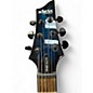 Used Schecter Guitar Research omen elite Blue Burst Solid Body Electric Guitar