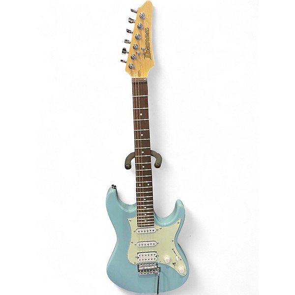Used Ibanez AZES40 Blue Solid Body Electric Guitar
